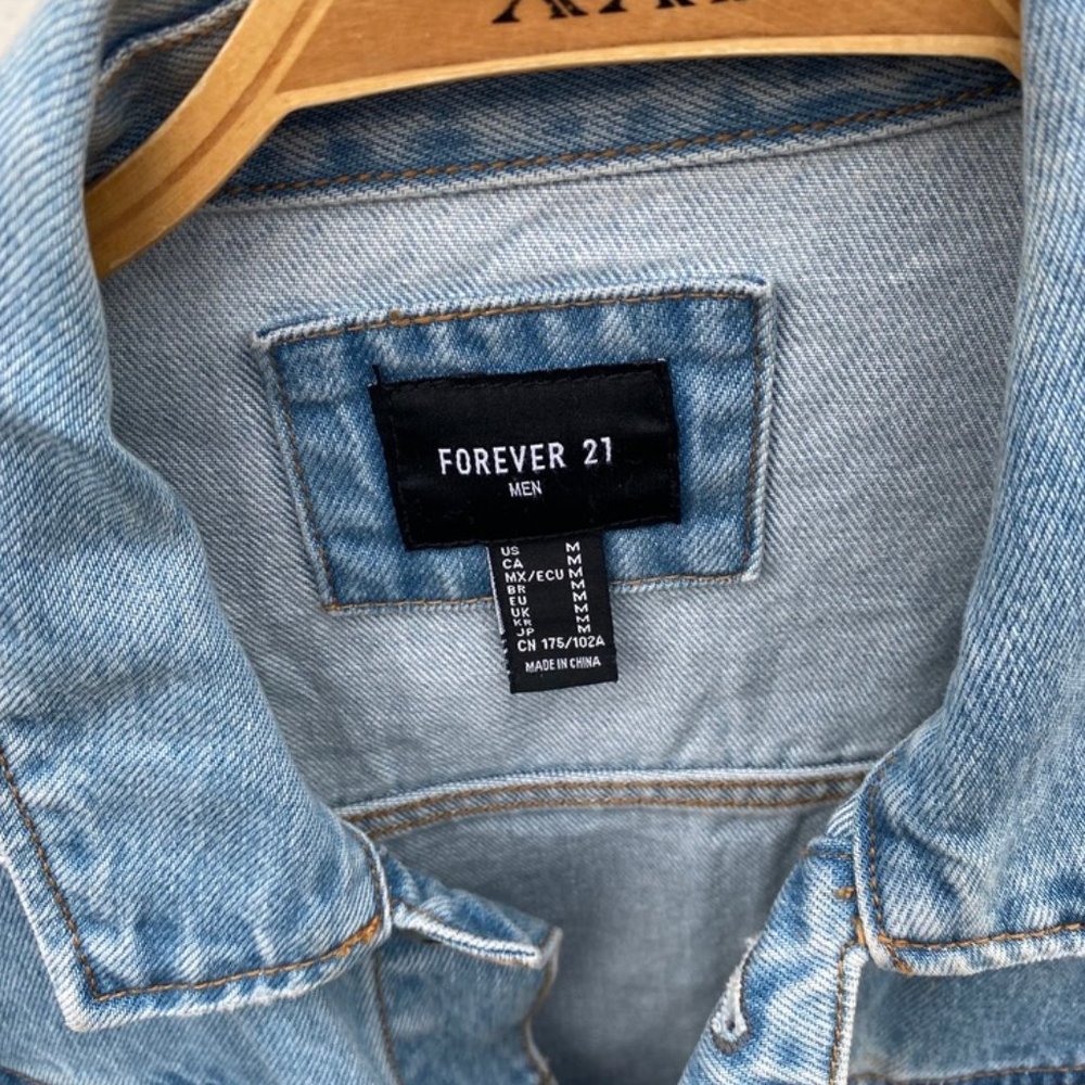Distressed Denim Jacket - Picture 4 of 4